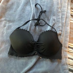 victoria’s secret black bikini top